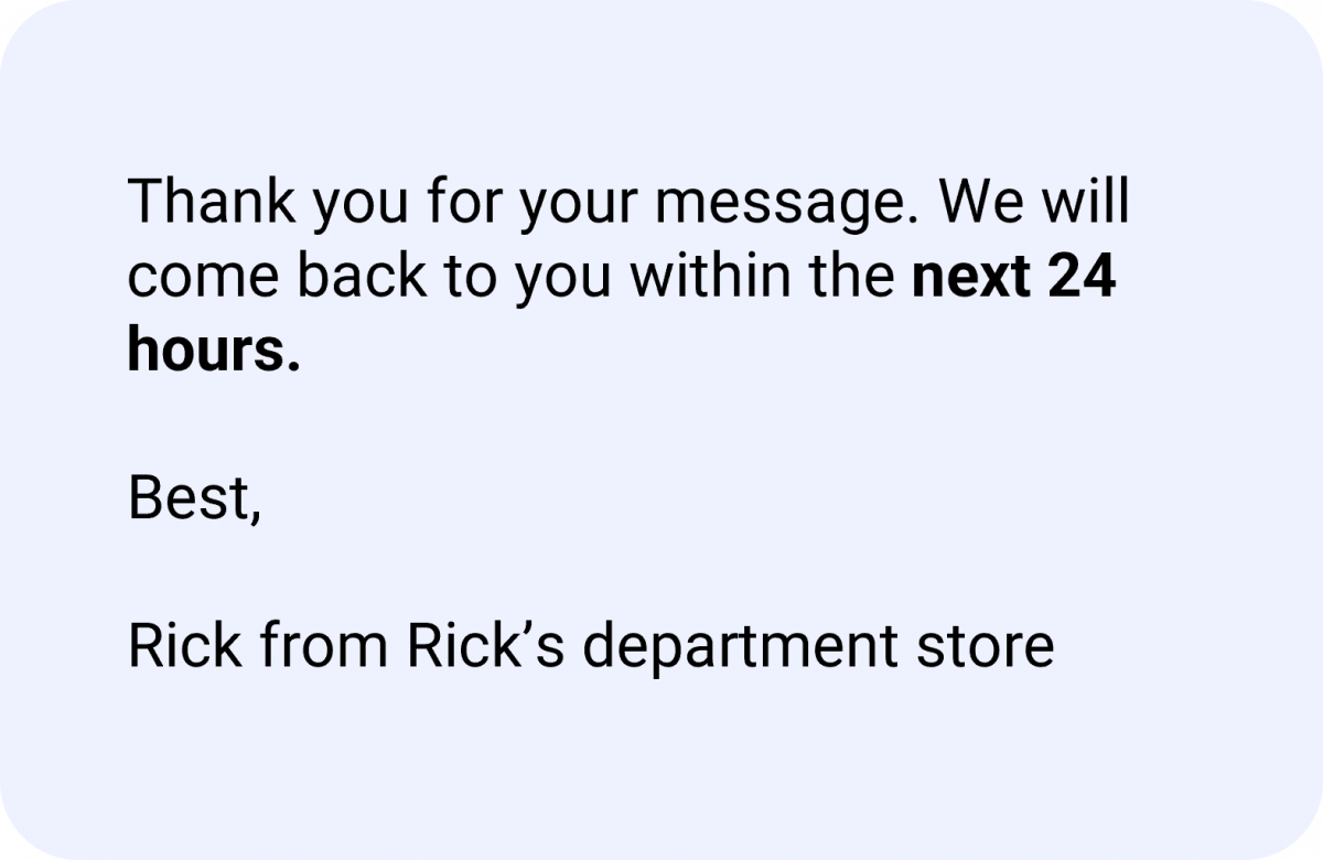 Top 5 tips for the best automated reply messages for your business